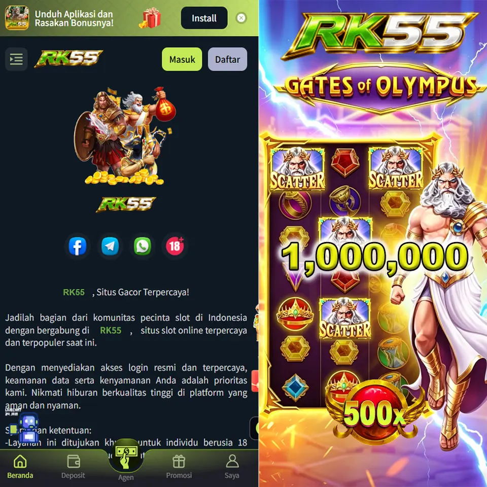 rk55 Daftar Sekarang - Unduh APK